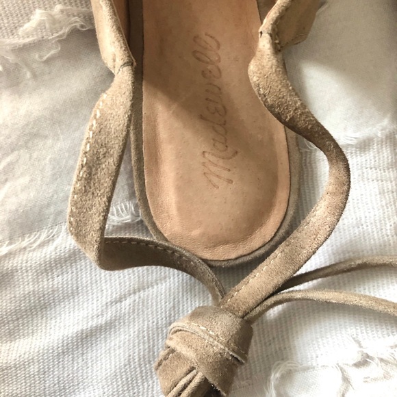 Worn once Madewell ankle wrap flats - Picture 4 of 6